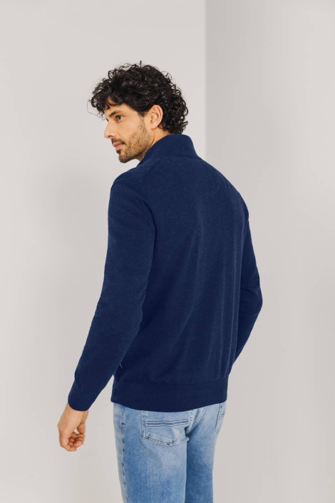 State of Art cardigan plain knit